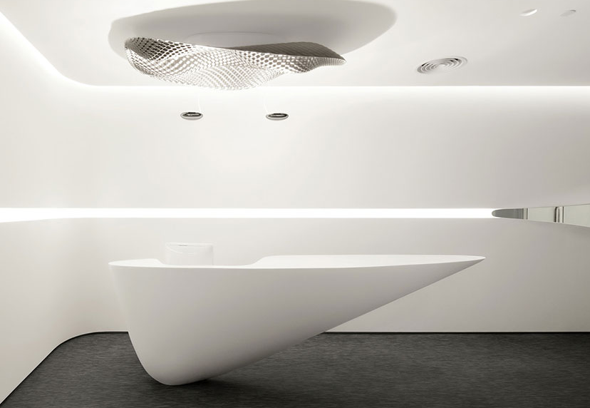 弧形架構(gòu)設(shè)計(jì)元素融合辦公空間